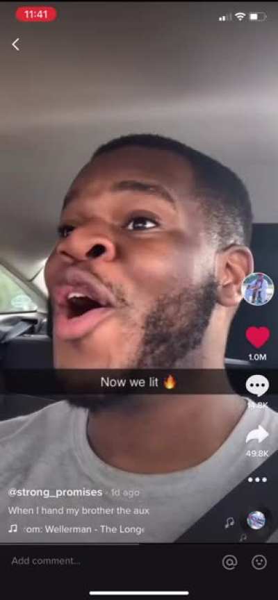 When your younger sibling has the aux and put you onto something new