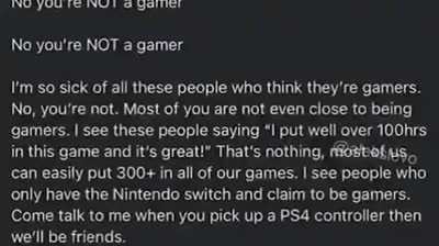 YOURE A GAMER?