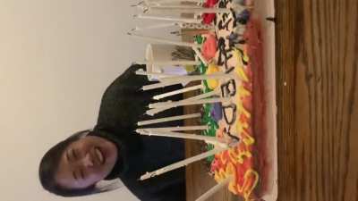 “Happy birthday to me”