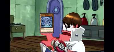 Patrick that's a Blue Eyes White Dragon