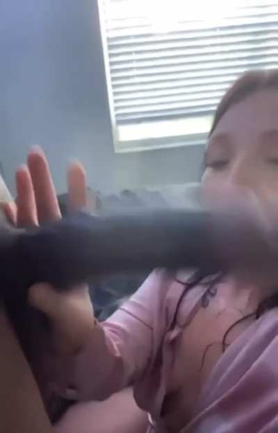 Gagging on it