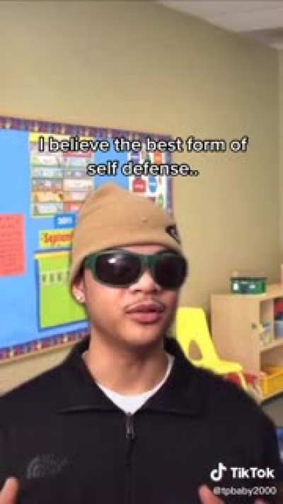 Self Defense is important kids.