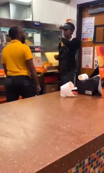 Popeyes manager punches worker because she wanted to clock out