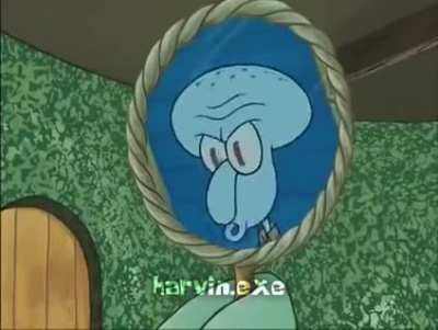Simp squidward tries to break a habit