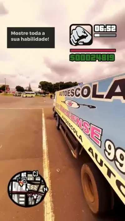 New GTA mission: get all driver's licence in Brazil