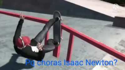 Isaac newton, porque está triste?
