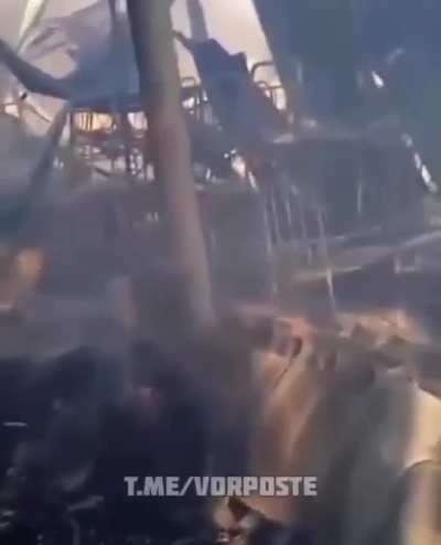 One surviving Ukrainian Soldier shows the devastation of his brigades base from Russian Kalibr cruise missile.