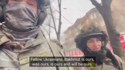 An update from the defenders of Bakhmut. 