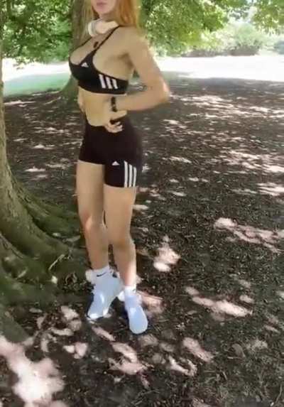 Just trying to make my daily walk more exciting