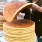 Crazy huge pancakes