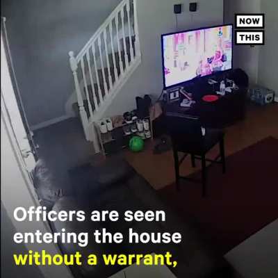 Police officer forcefully enters house without warrant, chokes and arrests an innocent 16 year old