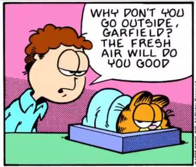 Classic Garfield.