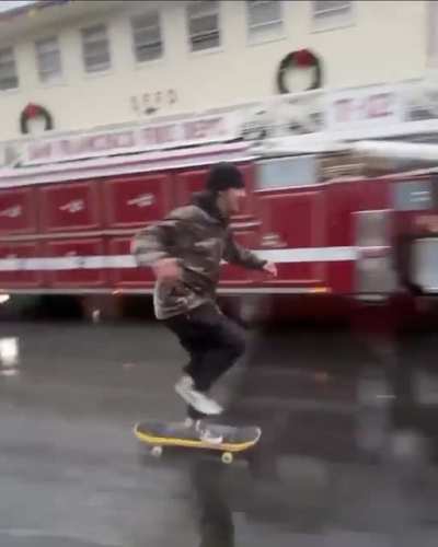 HMRB while I bomb this huge hill in the rain