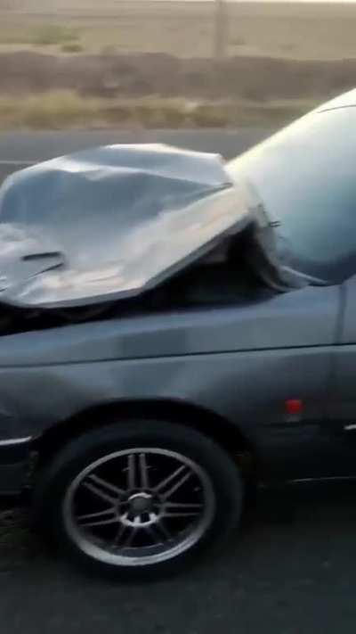 Crashed the mustang