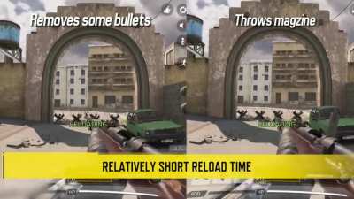 Attention to the detail in Kar98k reload animation when u reload when some bullets are left and when full mag is empty