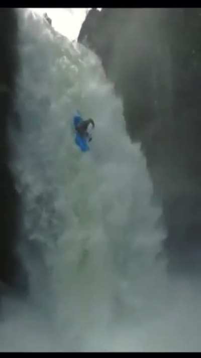 HMRB while I paddle down this waterfall.