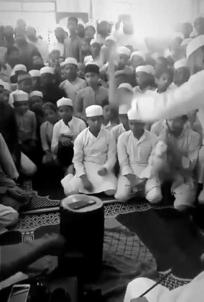 Break the haram stuff, record yourself breaking it using the same haram stuff, show it to the people using the haram stuff.... 