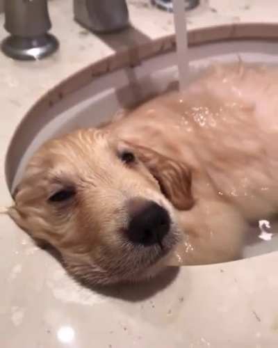 Warm & relaxing bath at home.