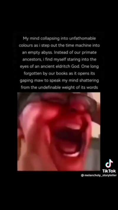 Absolutely deranged TikTok I found of Jerma as an eldritch god