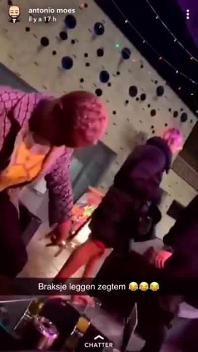Vomiting on cue is a fine skill I see...