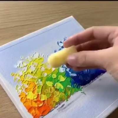 A creative way to paint