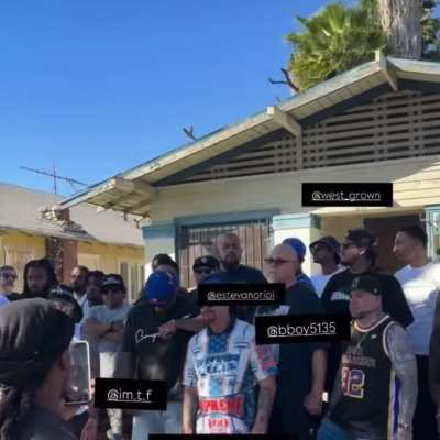 T.F. Shooting music video with DJ Muggs and Estevan Orial
