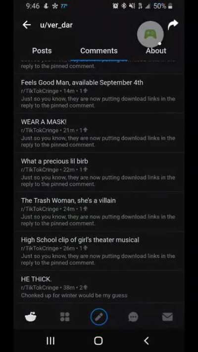 Just so you know, they are now putting download links in the reply to the pinned comment.