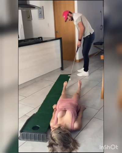 Putting the ball in the hole
