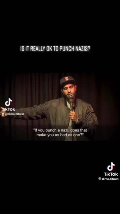 Is it ok to punch a Nazi?