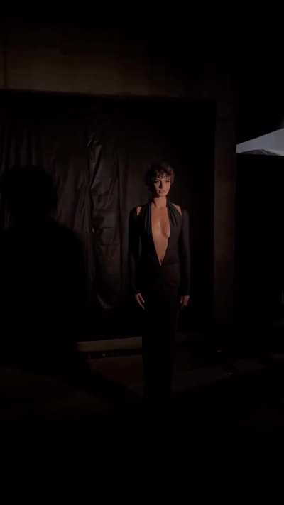 Backstage at LaQuan Smith, NY Fashion Week
