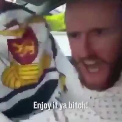 Mans all happy out