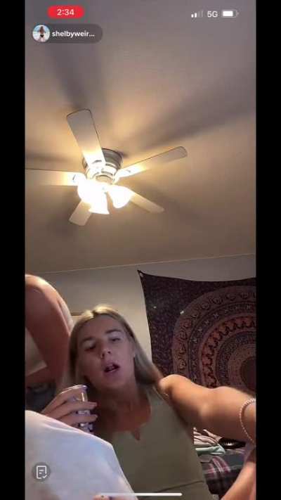 Not her @, the friends…