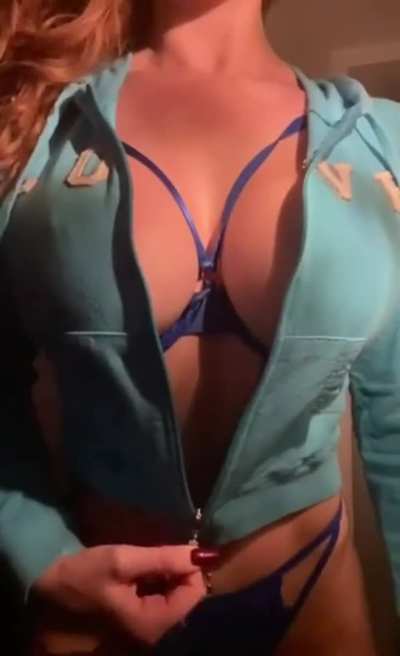 Zipper reveal (drop) 🤤💦👅