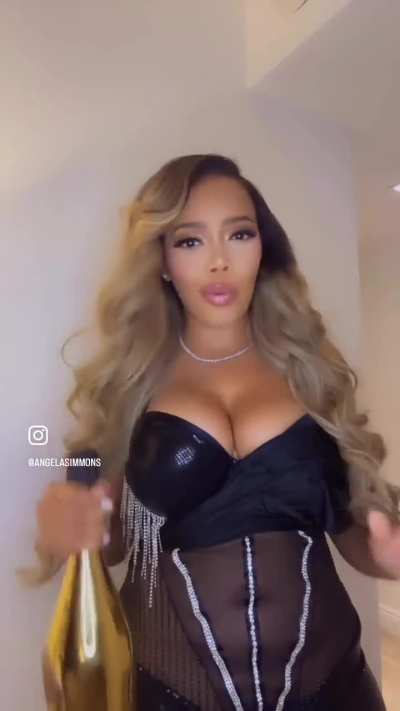 Angela Simmons NYE 😮‍💨😮‍💨