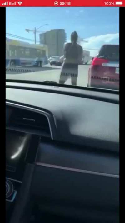 Girls using dogs as a weapon