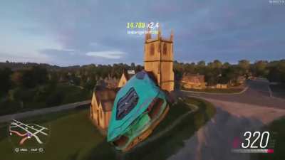 How to get the fast travel board on the church