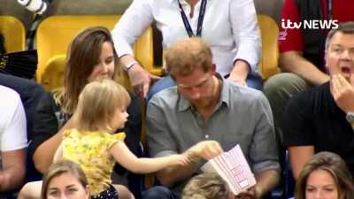 Popcorn swiped by toddler. I just Remembered this video.