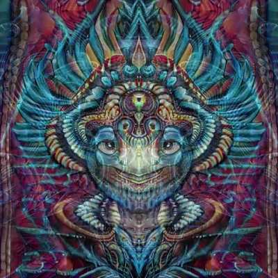We trained an artificial intelligence on a dataset of visionary artwork and it spontaneously started generating psychedelic entities - here are just a few of them.