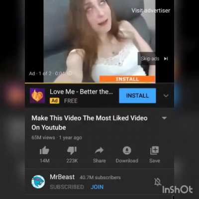 Inappropriate ad on a friendly channel