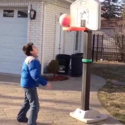 Denied the dunk