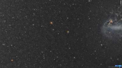 “like a grain of sand, at arms length” - Zoom out of the Webb telescope image