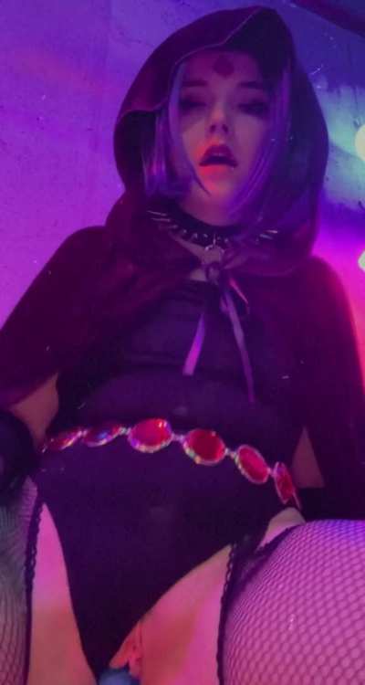 Raven rides your cock