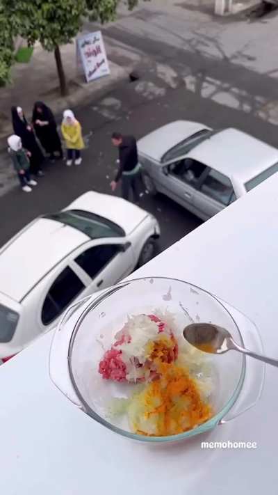 food with a bit of publicfreakout