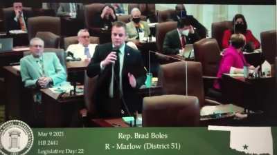 Oklahoma GOP state representative says 