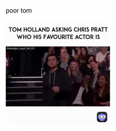 His reaction