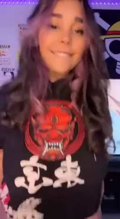 I heard a smile goes well with a titty drop