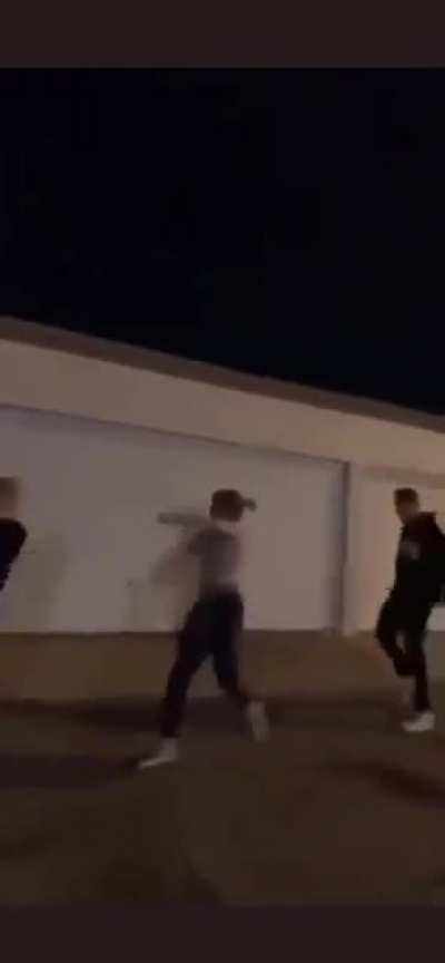 Woman is unfazed after being hit multiple times with a metal bat. It is imperative that you watch this with sound.