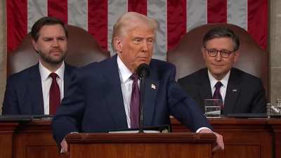 Trump: “This Congress must pass tax cuts for everybody. I'm sure the people on my right - not the Republican right, my right - you're gonna vote for those tax cuts, because I don't think the people would ever vote you into office again… No tax on tips, ov