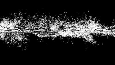 Generative particle system exploring grief - my first Reddit post!