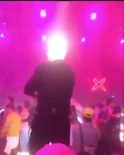 His head reflects light that's shine brighter than my future.